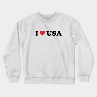 I Love USA Crewneck Sweatshirt